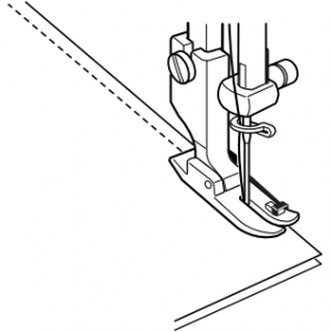 Janome Quarter Inch Foot Diagram