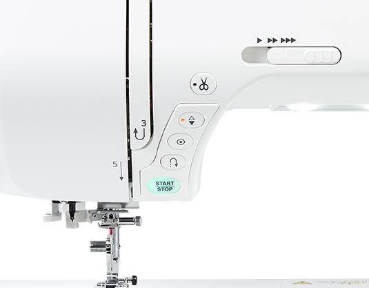 Closeup of the Buttons on the MC9850