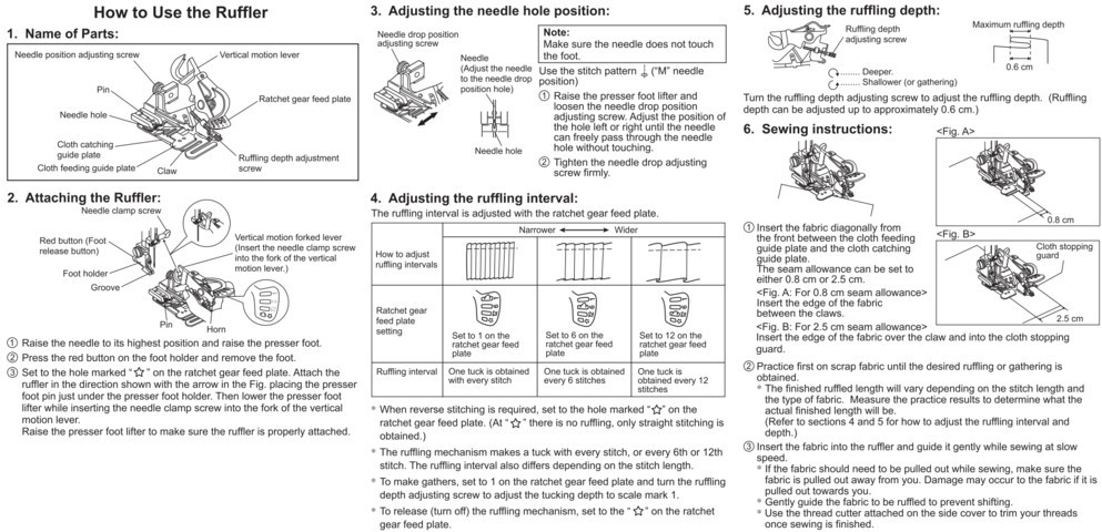 How to use the Janome Ultimate Ruffler