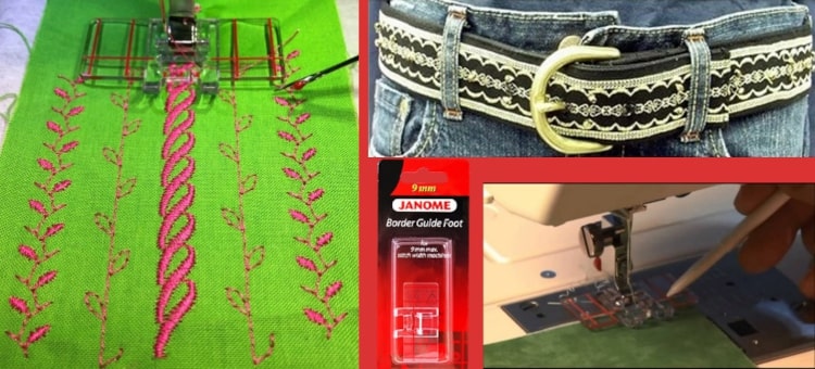 Janome Border guide foot AOTM Banner