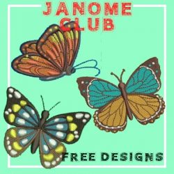 Janome Club Product - ButterFly