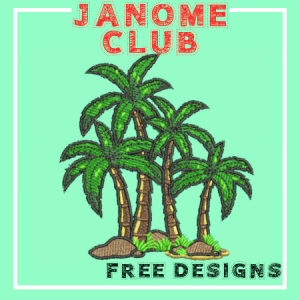 Janome Club Palm Tree Designs