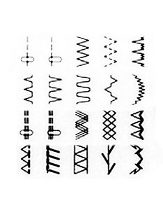 Janome Sewist 721 Stitch Chart