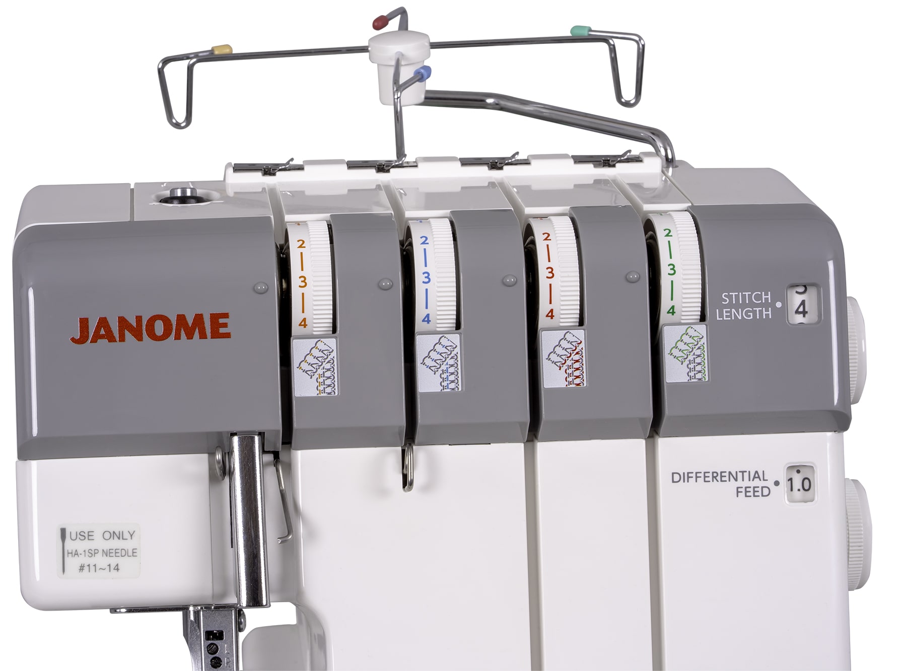 Janome Sailing Line 654D Lay in Tension Dials