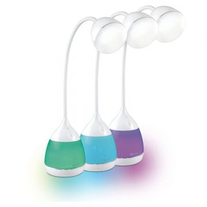 The different colours of the Ott Lite LED Table Lamp