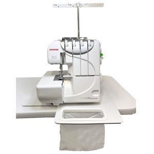 Overlocker Scrap Catcher in Use