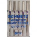 Schmetz MicroTex Sewing Needles Size 80 / 12