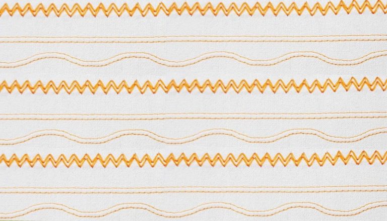 Twin Needle Stitching Examples